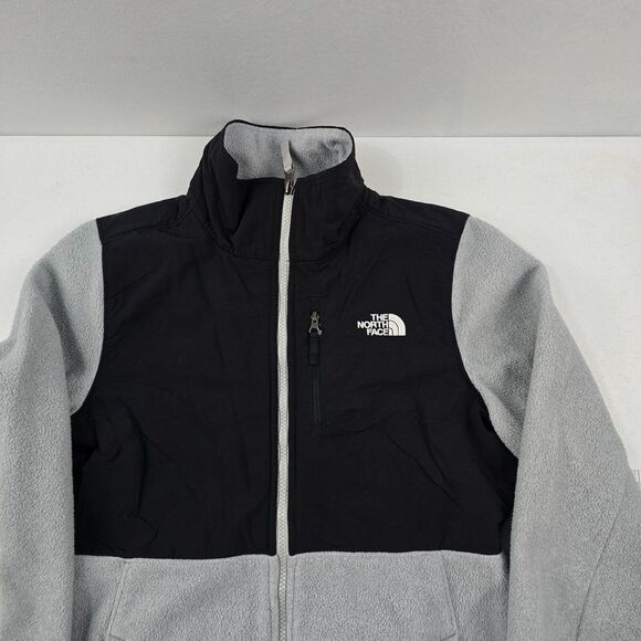 The North Face Women's Denali 2 Fleece‎ Jacket Gray Black Size Small 4496 - Picture 2 of 10